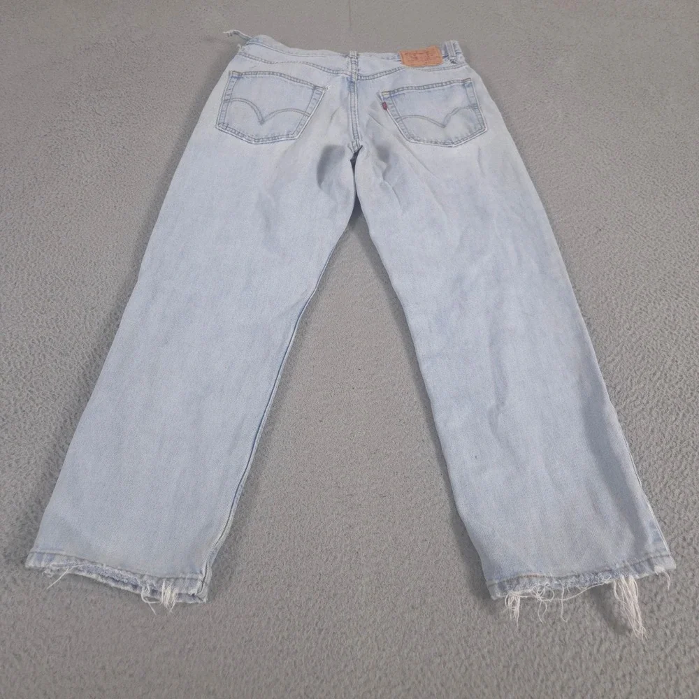 VINTAGE Levi's Jeans Mens 33x30 Light Wash 550 Relaxed Fit Tapered Leg Denim 00s